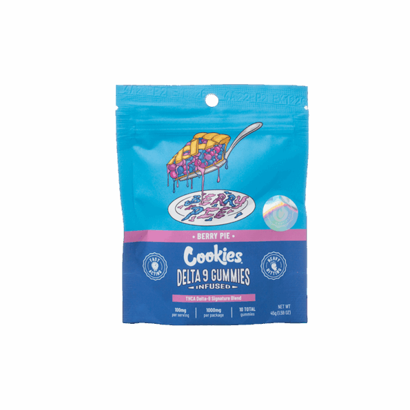 cookies d9 berry pie 10ct gummies
