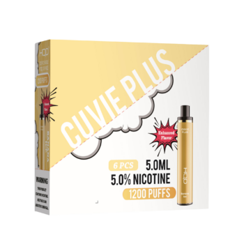 HQD's Banana Ice nicotine disposable vapes