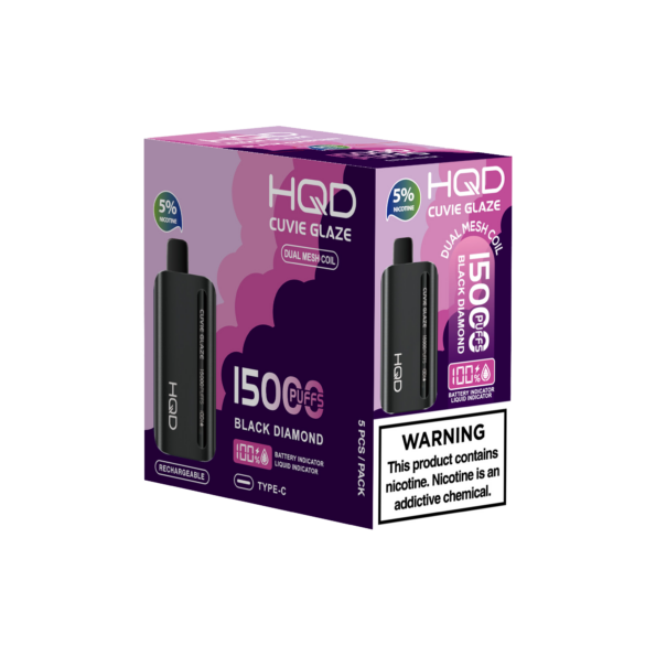 HQD's Black Diamond Nicotine Disposable Vapes