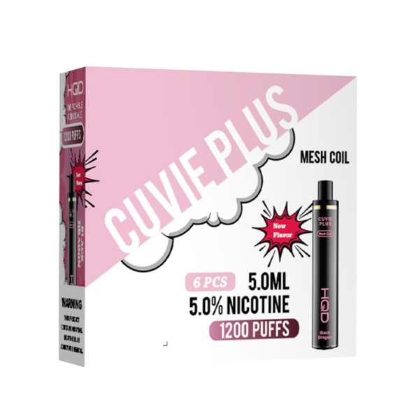 HQD's Black Dragon nicotine disposable vapes