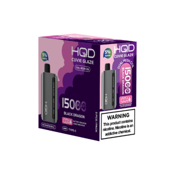 HQD's Black Dragon Nicotine Disposable Vapes