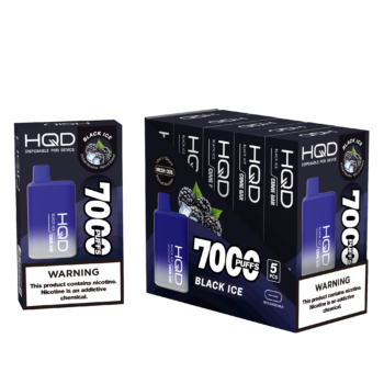 HQD's Black Ice Nicotine Disposable vape