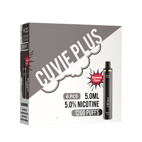 HQD's Black Ice nicotine disposable vapes