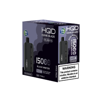 HQD's Black Winter Nicotine Disposable Vapes