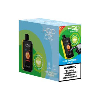 HQD Blue Raspberry Lemon Nicotine Disposable Vapes