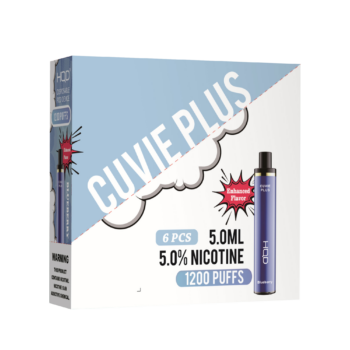 HQD's Blueberry nicotine disposable vapes