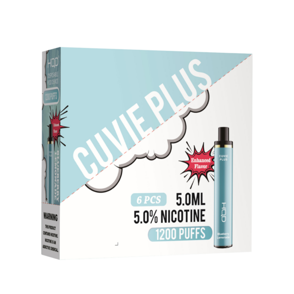 HQD's Blueberry Lemonade nicotine disposable vapes