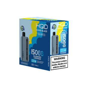 HQD's Blueberry lemon Disposable Nicotine Vapes