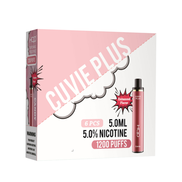 HQD's Candy nicotine disposable vapes