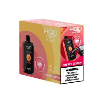 HQD's Lemon Cherry Nicotine Disposable Vapes