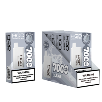 HQD's Clear Nicotine Disposable vape