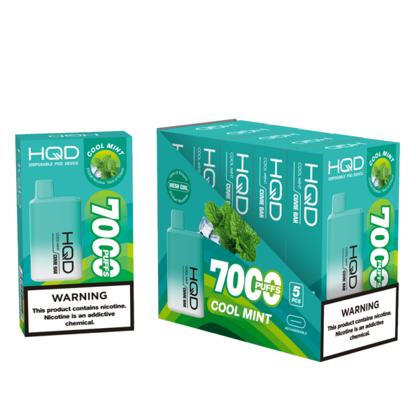 HQD's Cool Mint Nicotine Disposable vape