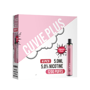 HQD's Cotton Candy nicotine disposable vapes
