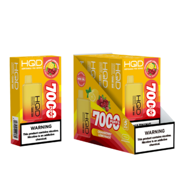 HQD's Cranberry Lemonade Nicotine Disposable vape