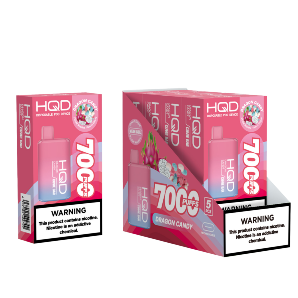 HQD's Dragon Candy Nicotine Disposable vape