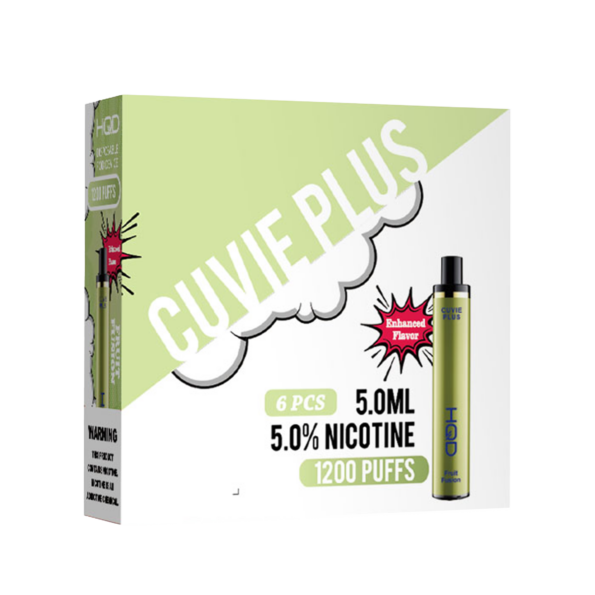 HQD's Fruit Fusion nicotine disposable vapes