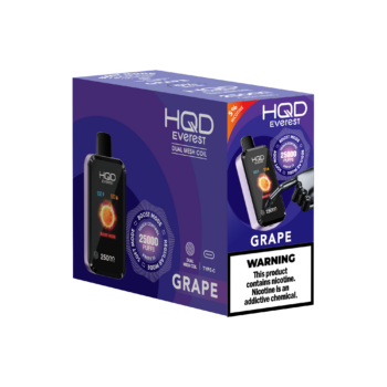 HQD's Grape disposable Vape box