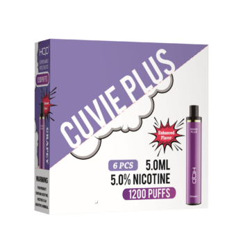 HQD's Grapey nicotine disposable vapes