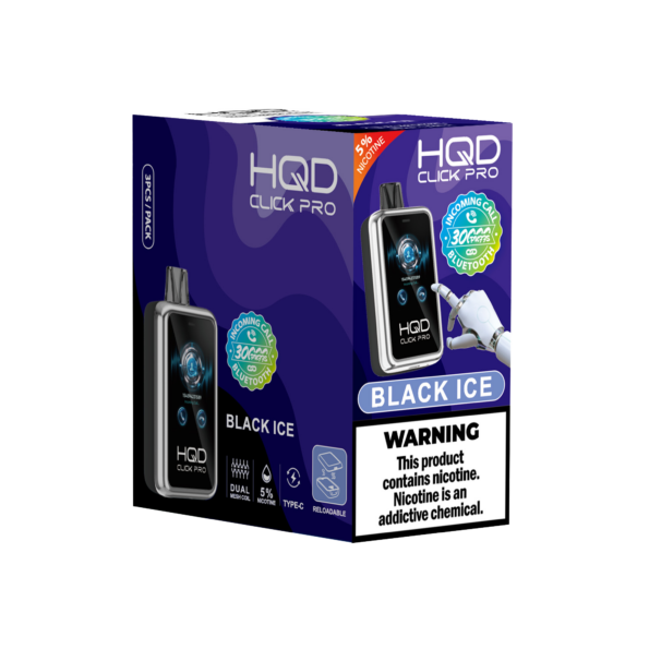 HQD's Black Ice Click Pro Vapes
