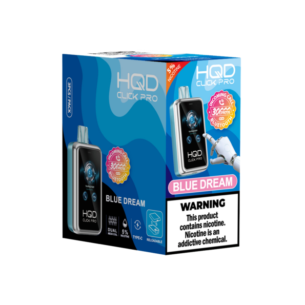 HQD's Blue Dream Click Pro Vapes