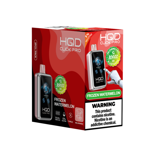 HQD's Frozen Watermelon Nicotine Disposable Vapes