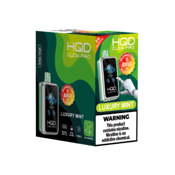 HQD's Luxury Mint Nicotine Disposable Vapes