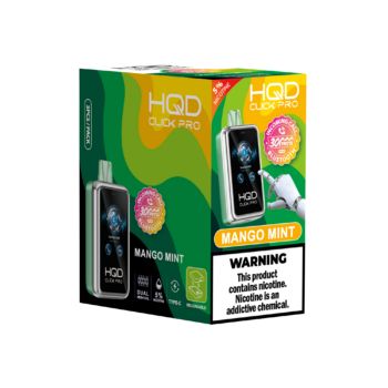 HQD's Mango Mint Nicotine Disposable Vapes