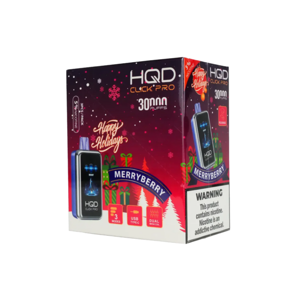 HQD's Merry Berry Nicotine Disposable Vapes