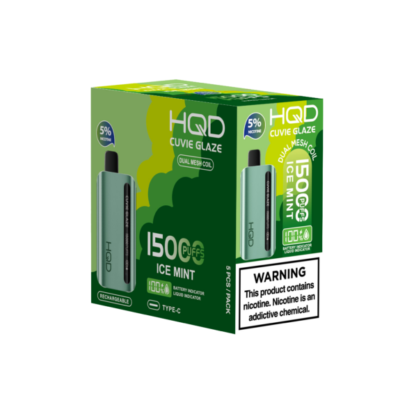 HQD Ice Mint a Nicotine Disposable vapes