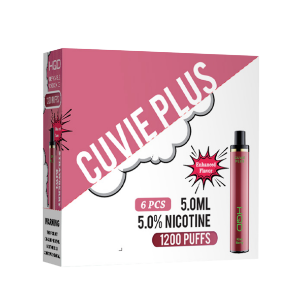 HQD's Strawberry kiwi nicotine disposable vapes
