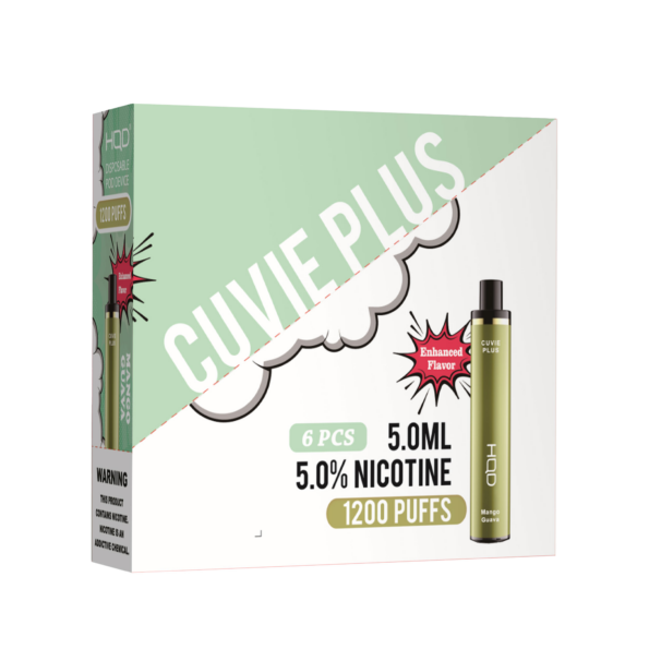 HQD's Mango Guava nicotine disposable vapes