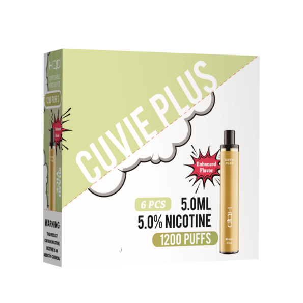 HQD's Miami Vice nicotine disposable vapes