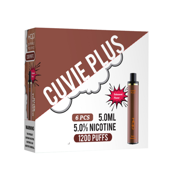 HQD's Nuts Tobacco nicotine disposable vapes