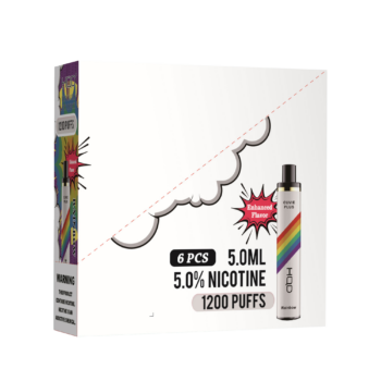 HQD's Rainbow nicotine disposable vapes
