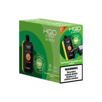 HQD's Raspberry Watermelon Lemon Disposable Vapes