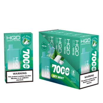 HQD's Sky Mint Nicotine Disposable vape