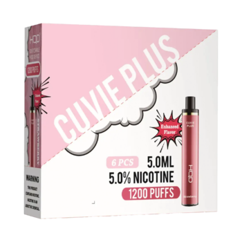 HQD's Strawberry nicotine disposable vapes