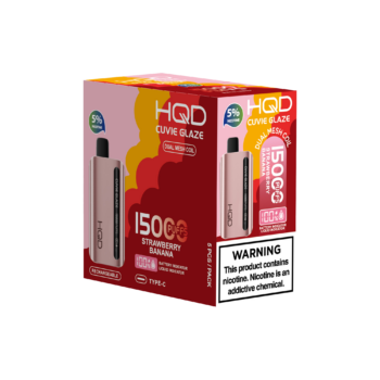 HQD Strawberry Banana Nicotine Disposable vapes
