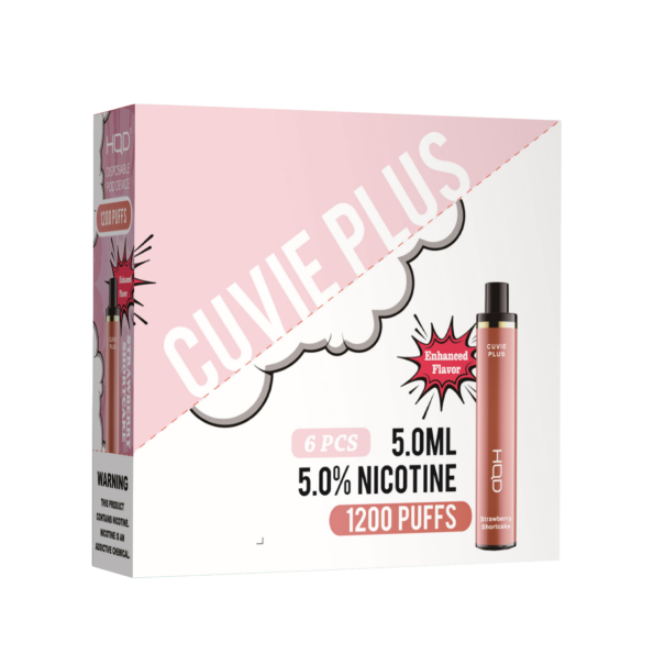 HQD's Strawberry Shortcake nicotine disposable vapes