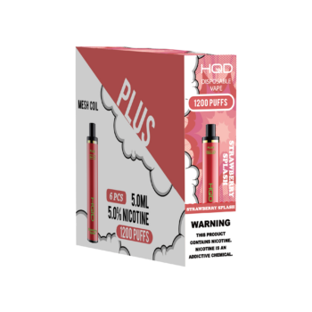 HQD's Strawberry Splash nicotine disposable vapes
