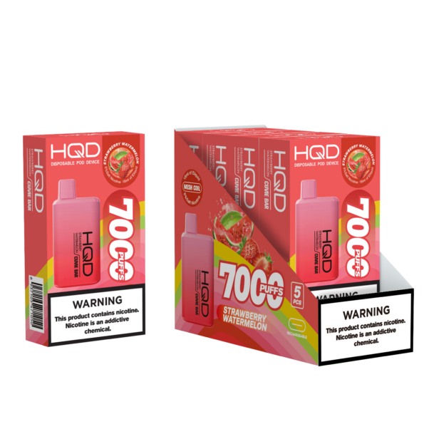 HQD's Strawberry Watermelon Nicotine Disposable vape