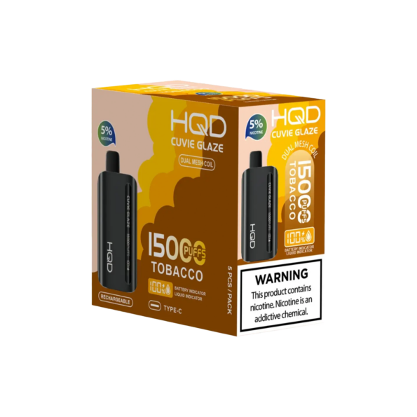 HQD Tobacco a Nicotine Disposable vapes