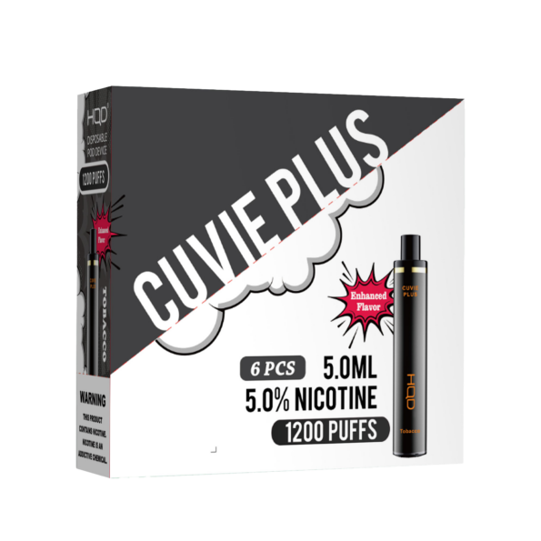 HQD's tobacco nicotine disposable vapes