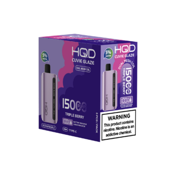 HQD's Triple Berry Nicotine Disposable Vapes