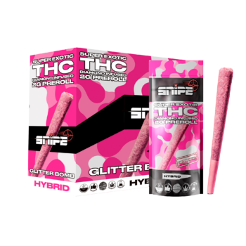 Snipe's Pink Diamond Glitter Bomb Pre-Roll