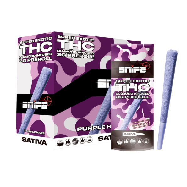 Snipe's Purple Diamond Purple Haze Pre-Roll